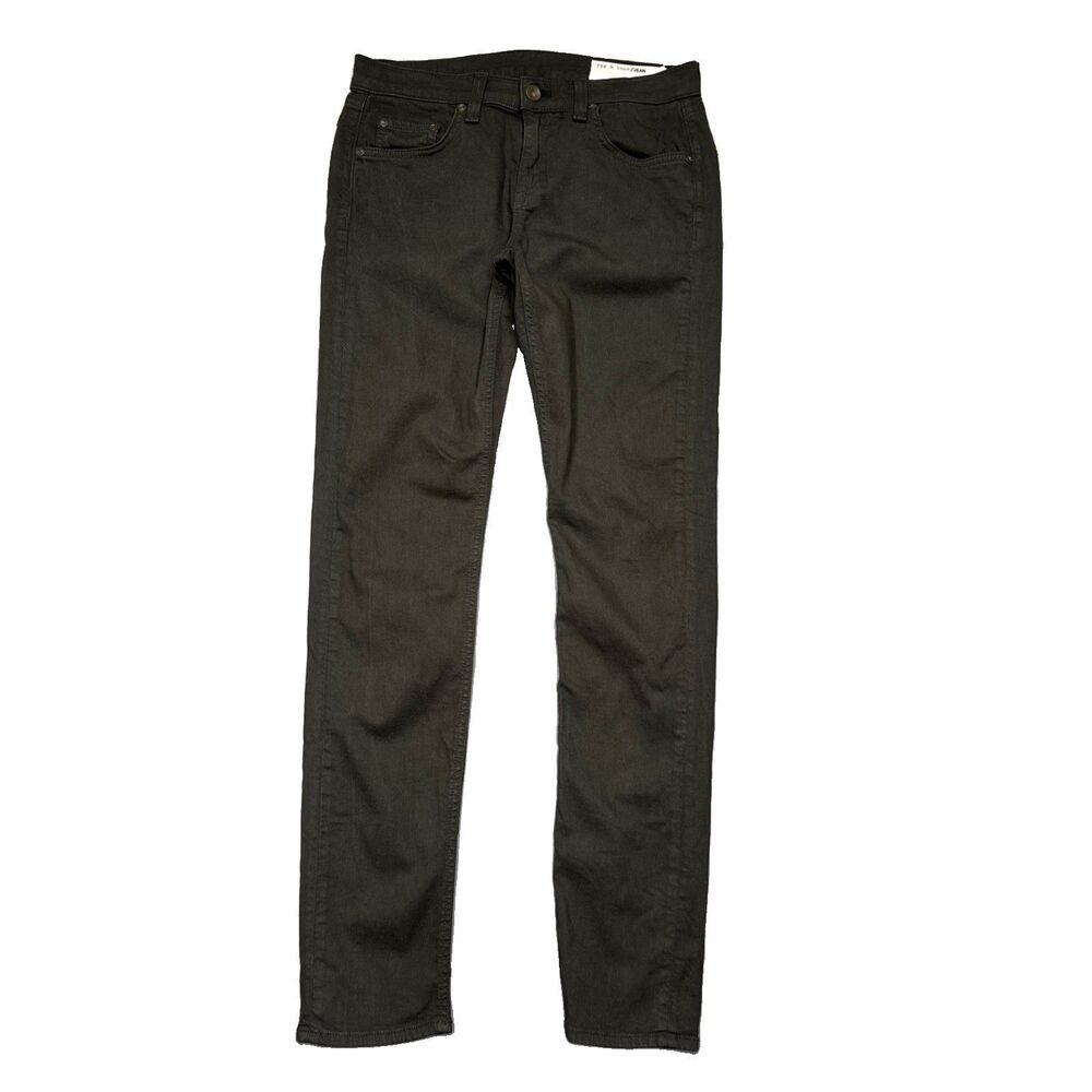 Rag & Bone The Dre Pants 26 (28x30) Aged Dark Olive Stretch Skinny Womens